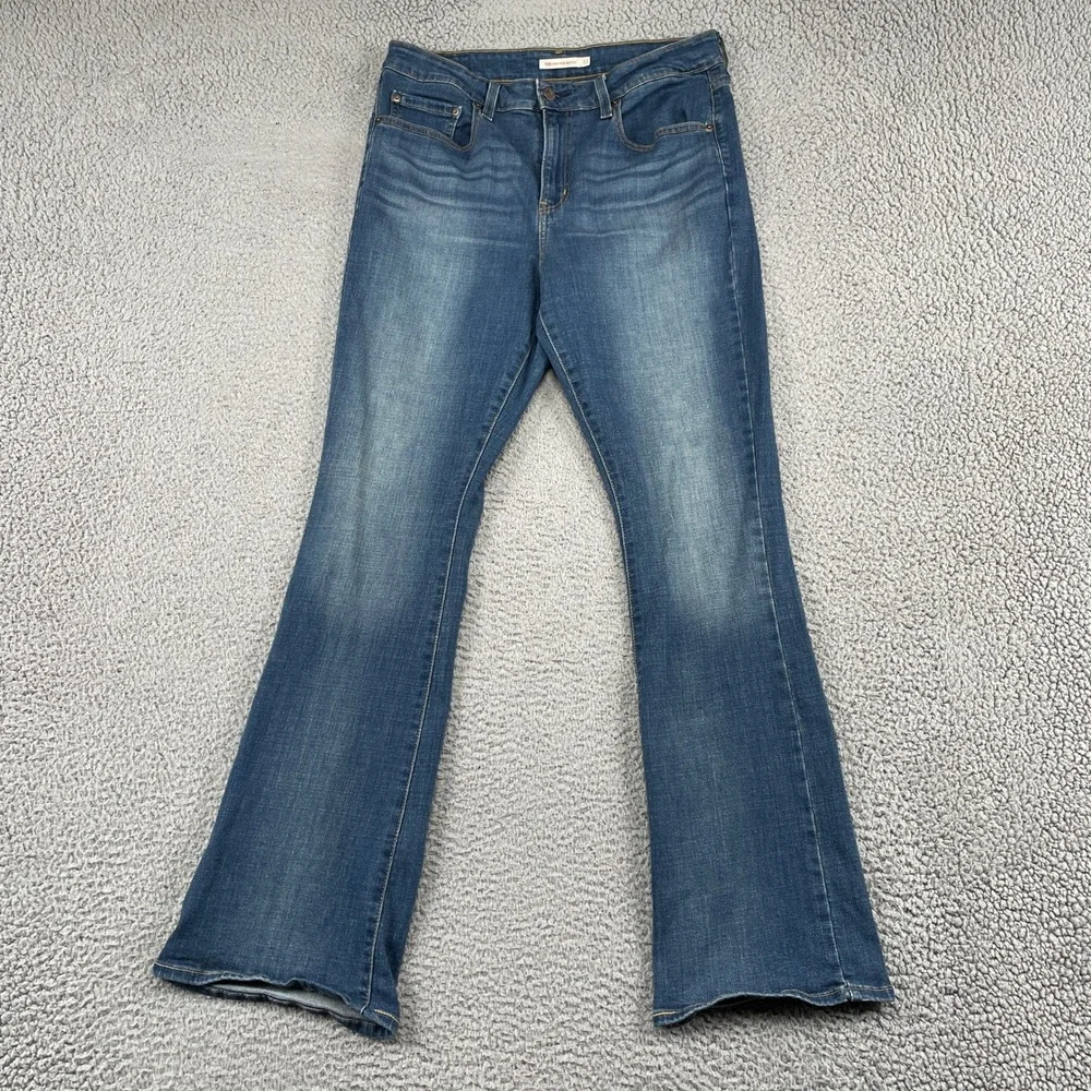 Levi's Jeans Women 32 Blue 725 High Rise Bootcut Denim Waterless Stretch